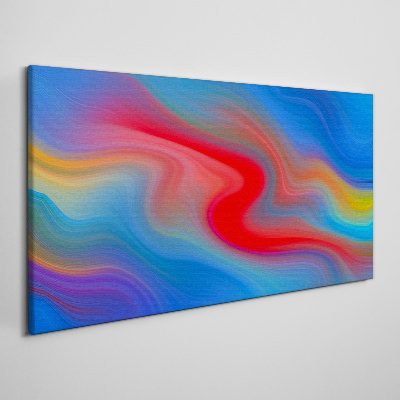 Tableau toile imprimée Vagues de couleurs en mouvement