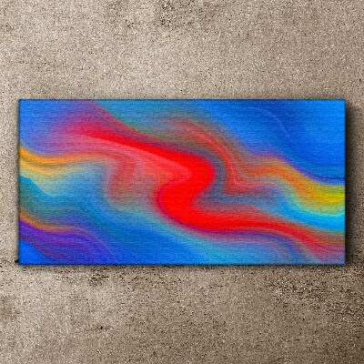Tableau toile imprimée Vagues de couleurs en mouvement