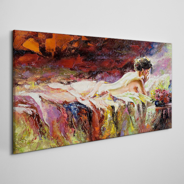 Tableau imprimé sur toile L'intimité en couleur