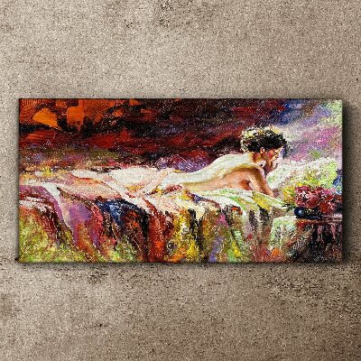 Tableau imprimé sur toile L'intimité en couleur
