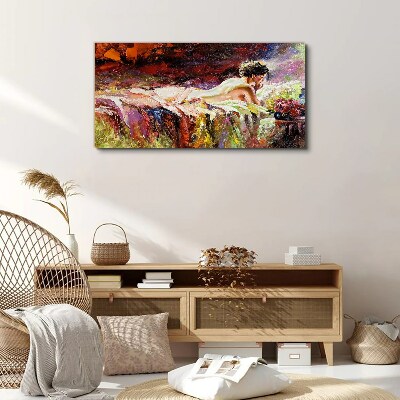 Tableau imprimé sur toile L'intimité en couleur