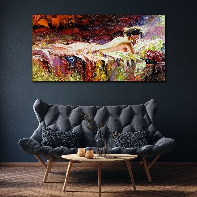 Tableau imprimé sur toile L'intimité en couleur