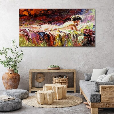 Tableau imprimé sur toile L'intimité en couleur