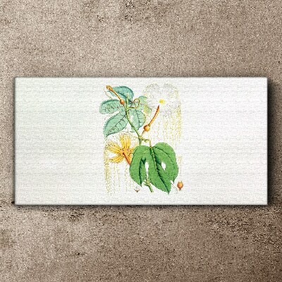 Tableau toile imprimée Motif floral aux couleurs pastel