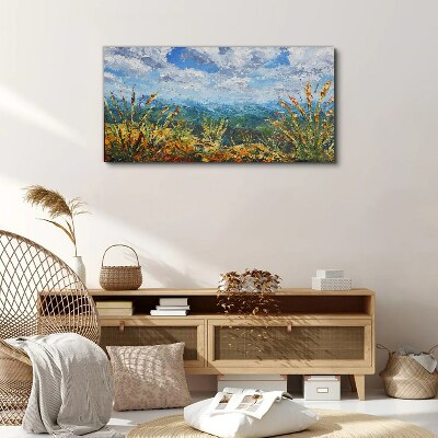 Tableau sur toile Paysages d'été aux couleurs de la nature