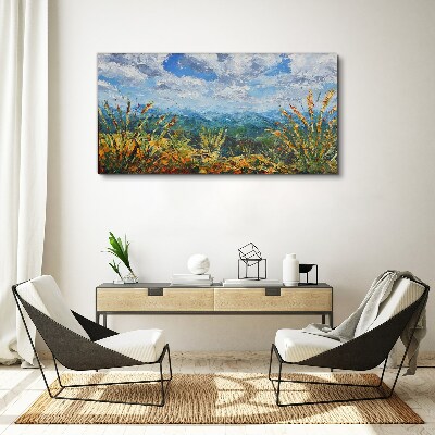 Tableau sur toile Paysages d'été aux couleurs de la nature