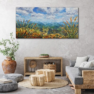 Tableau sur toile Paysages d'été aux couleurs de la nature
