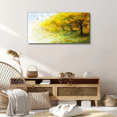 Tableau imprimé sur toile Automne doré dans le parc