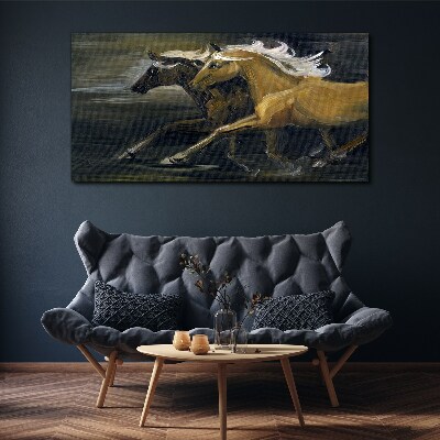Tableau toile imprimée Chevaux de course