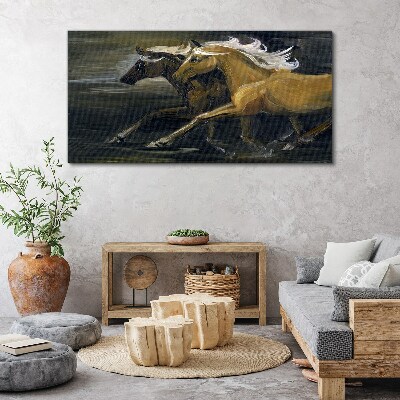 Tableau toile imprimée Chevaux de course