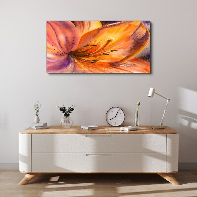Tableau imprimé sur toile Ravissement floral
