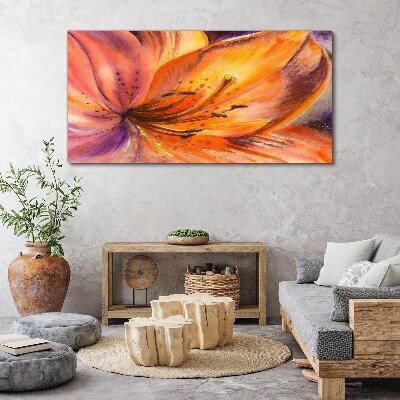 Tableau imprimé sur toile Ravissement floral