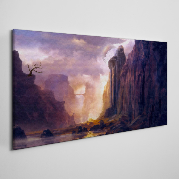 Tableau sur toile Paysages de montagne magiques