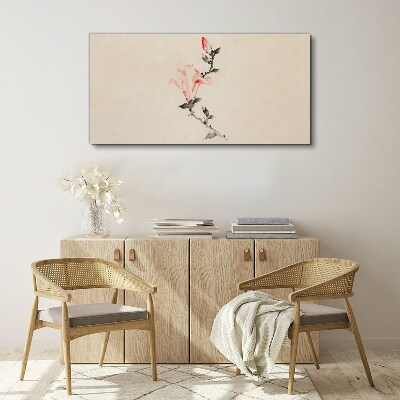 Tableau imprimé sur toile Minimalisme floral aux nuances délicates