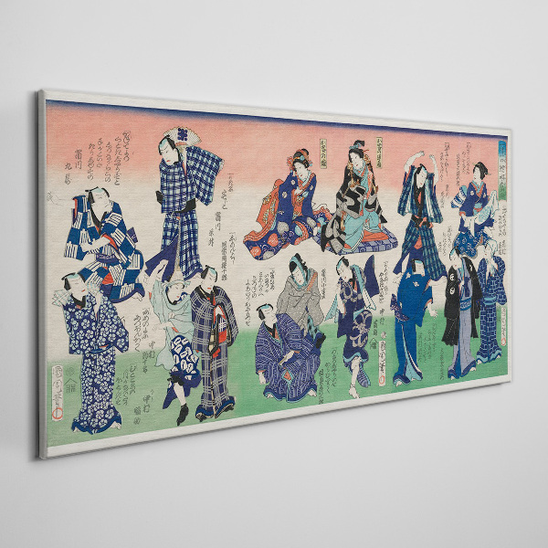 Tableau imprimé sur toile Danses traditionnelles japonaises