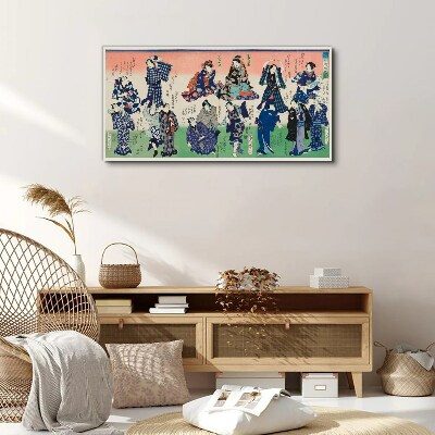 Tableau imprimé sur toile Danses traditionnelles japonaises