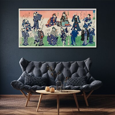 Tableau imprimé sur toile Danses traditionnelles japonaises