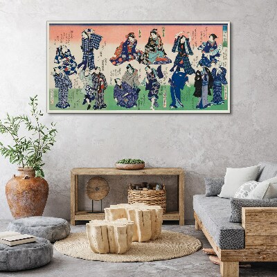 Tableau imprimé sur toile Danses traditionnelles japonaises