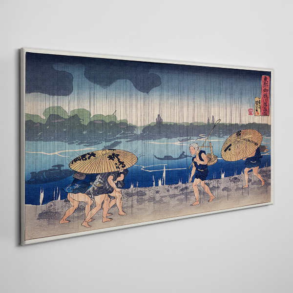 Tableau sur toile Paysage japonais traditionnel