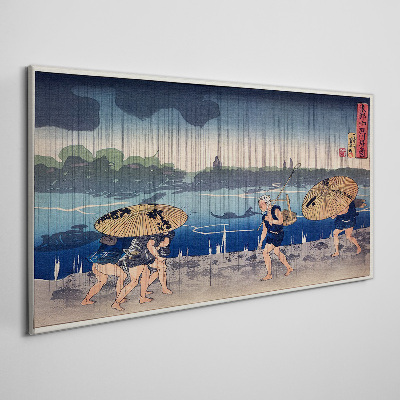 Tableau sur toile Paysage japonais traditionnel