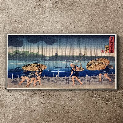 Tableau sur toile Paysage japonais traditionnel