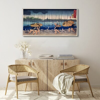 Tableau sur toile Paysage japonais traditionnel