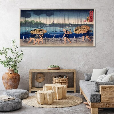 Tableau sur toile Paysage japonais traditionnel