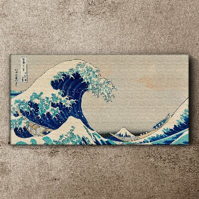 Tableau imprimé sur toile La Grande Vague au large de Kanagawa