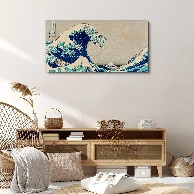 Tableau imprimé sur toile La Grande Vague au large de Kanagawa