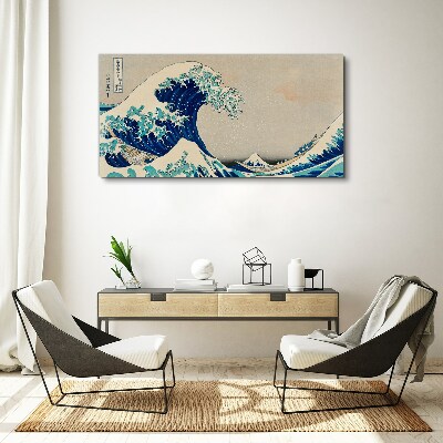 Tableau imprimé sur toile La Grande Vague au large de Kanagawa