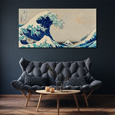 Tableau imprimé sur toile La Grande Vague au large de Kanagawa