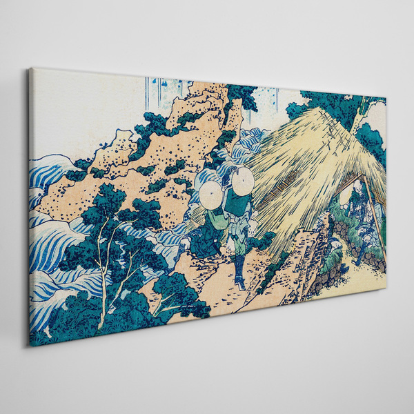 Tableau sur toile scène rurale japonaise