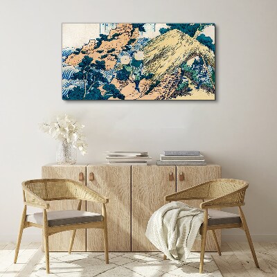 Tableau sur toile scène rurale japonaise