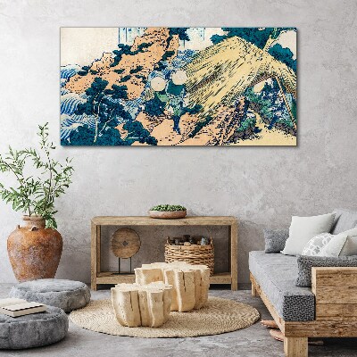 Tableau sur toile scène rurale japonaise