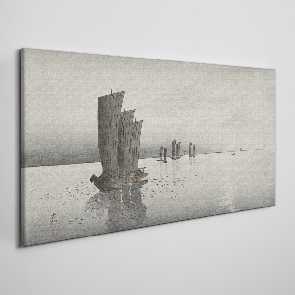 Tableau sur toile Un voyage paisible sur les eaux