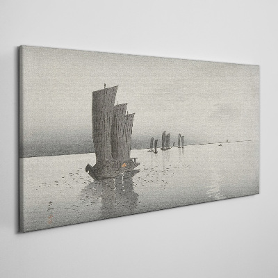 Tableau sur toile Un voyage paisible sur les eaux