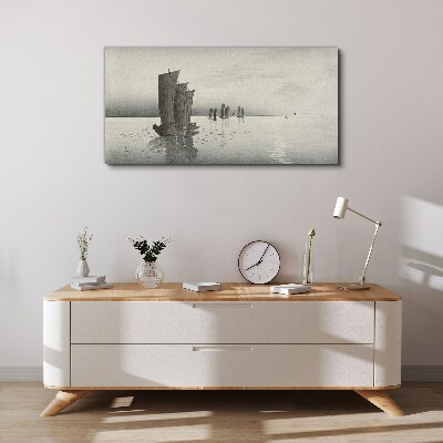Tableau sur toile Un voyage paisible sur les eaux