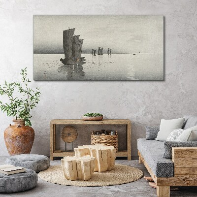 Tableau sur toile Un voyage paisible sur les eaux