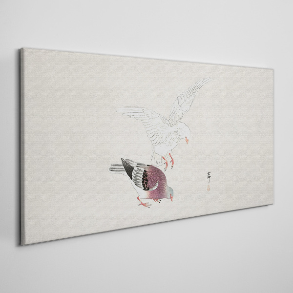 Tableau toile imprimée Oiseaux en mouvement