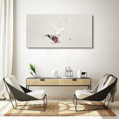 Tableau toile imprimée Oiseaux en mouvement