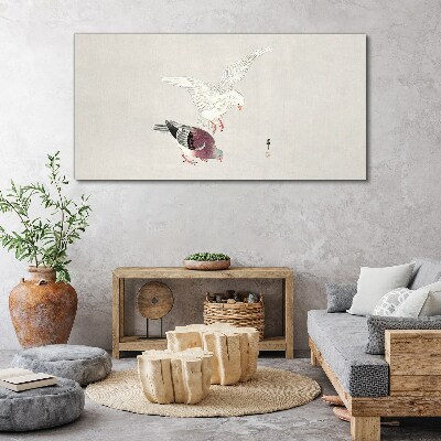 Tableau toile imprimée Oiseaux en mouvement