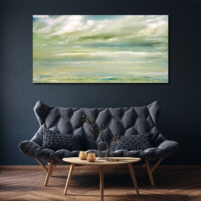 Tableau sur toile « Ciel paisible au-dessus de la mer »