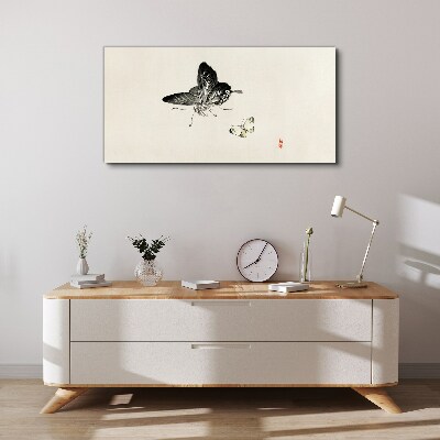 Tableau imprimé sur toile Papillons en délicate harmonie