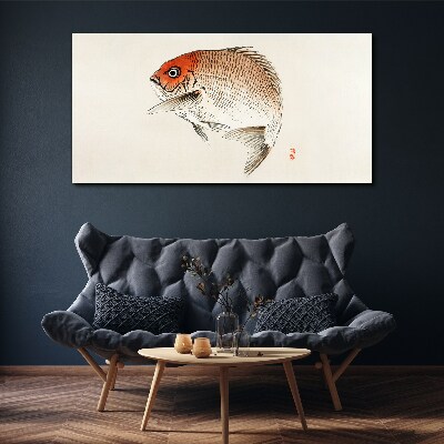 Tableau sur toile Poissons aux nuances délicates