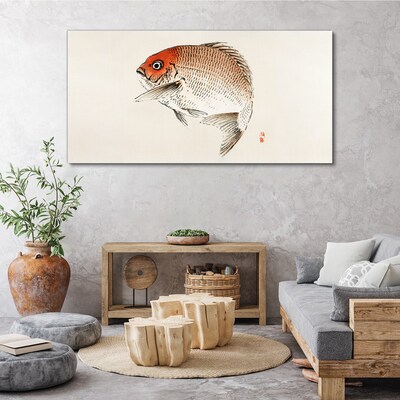 Tableau sur toile Poissons aux nuances délicates