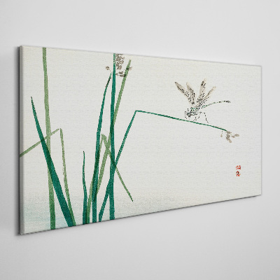 Tableau imprimé sur toile La délicatesse de la nature avec un papillon