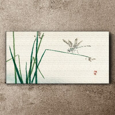 Tableau imprimé sur toile La délicatesse de la nature avec un papillon