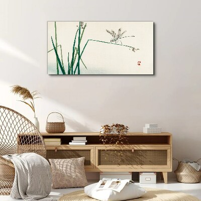 Tableau imprimé sur toile La délicatesse de la nature avec un papillon