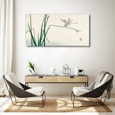 Tableau imprimé sur toile La délicatesse de la nature avec un papillon