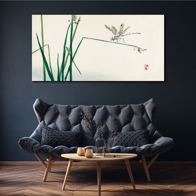 Tableau imprimé sur toile La délicatesse de la nature avec un papillon